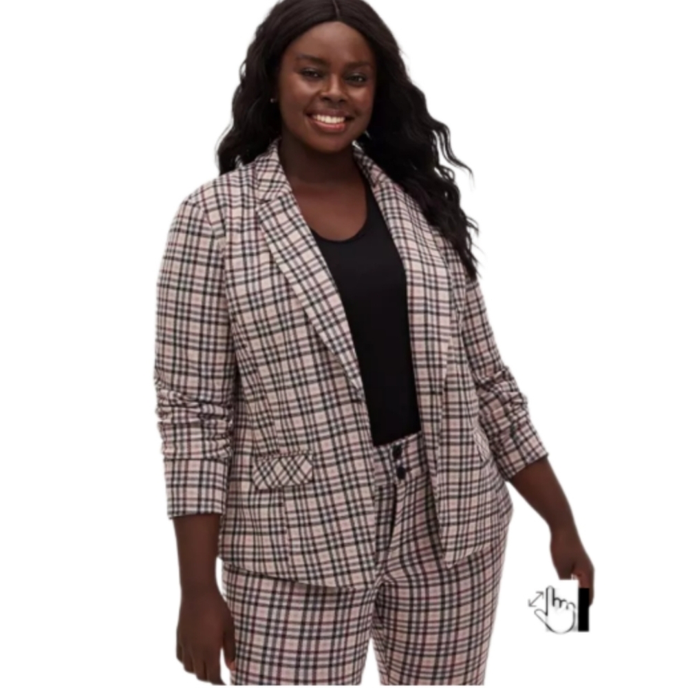 Plaid Women's Blazer